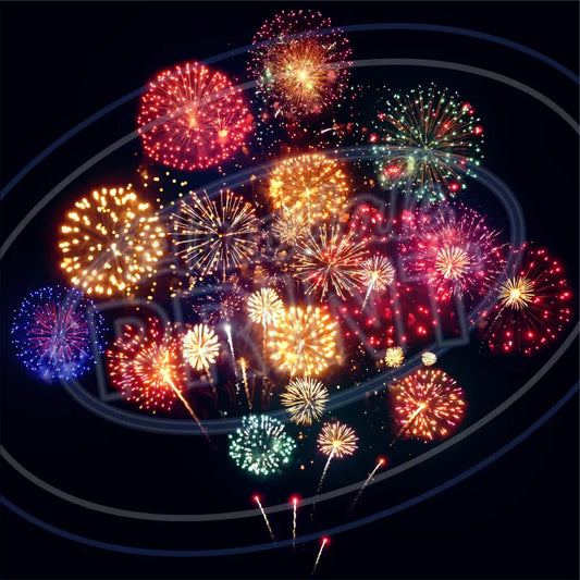 Real Fireworks 001 Printed Pattern Vinyl