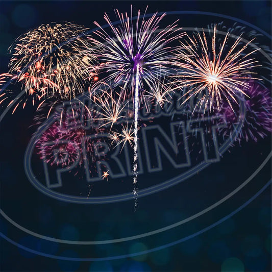 Real Fireworks 009 Printed Pattern Vinyl