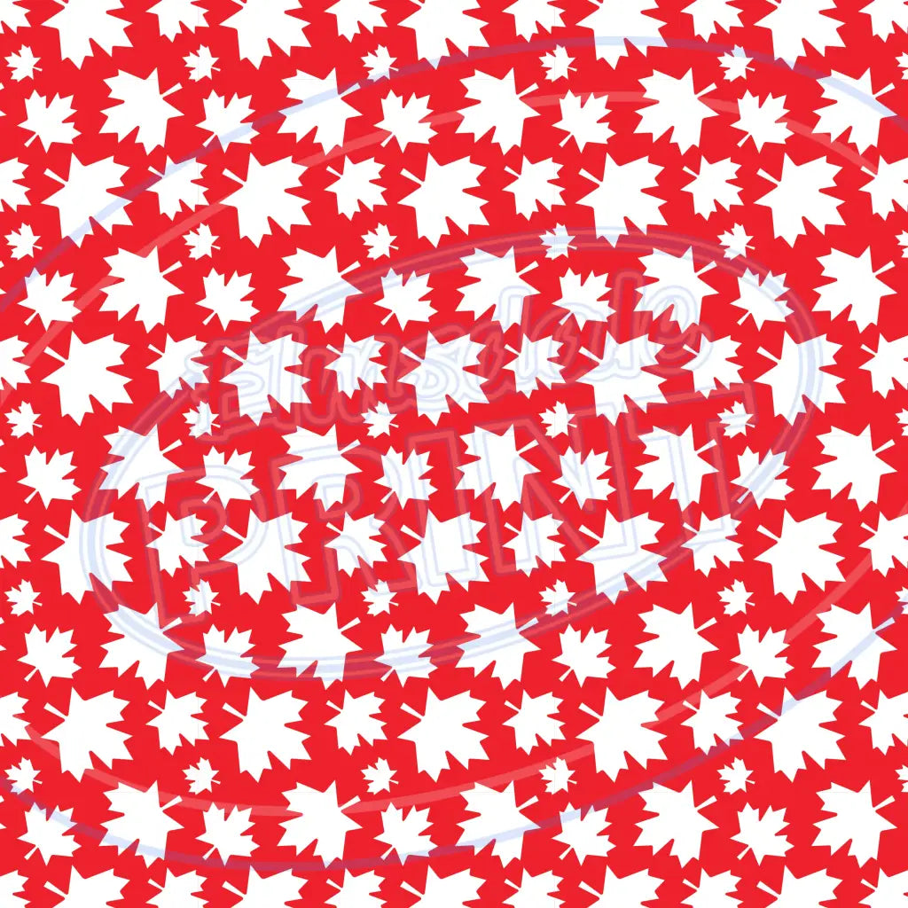 Cartoon Canada 002 Printed Pattern Vinyl