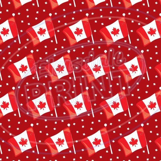 Cartoon Canada 012 Printed Pattern Vinyl