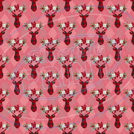 Rustic Red 007 Printed Pattern Vinyl