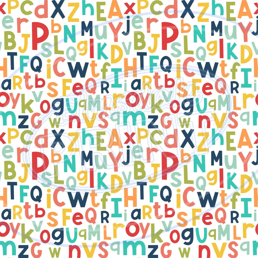 School Days 002 Printed Pattern Vinyl