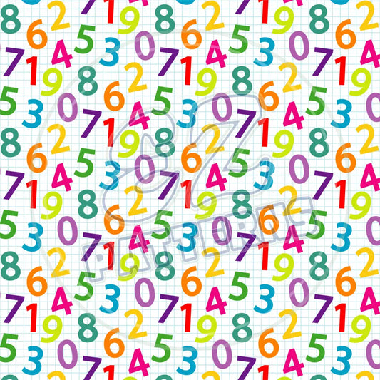School Supplies 011 Printed Pattern Vinyl