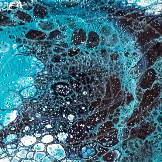 Sea Foam Pour 003 Printed Pattern Vinyl