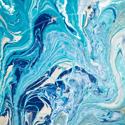 Sea Foam Pour 011 Printed Pattern Vinyl