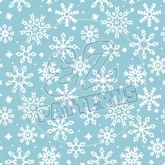 Snowflake Shimmer 011 Printed Pattern Vinyl