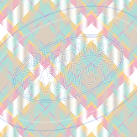 Spring Plaid 002 Printed Pattern Vinyl