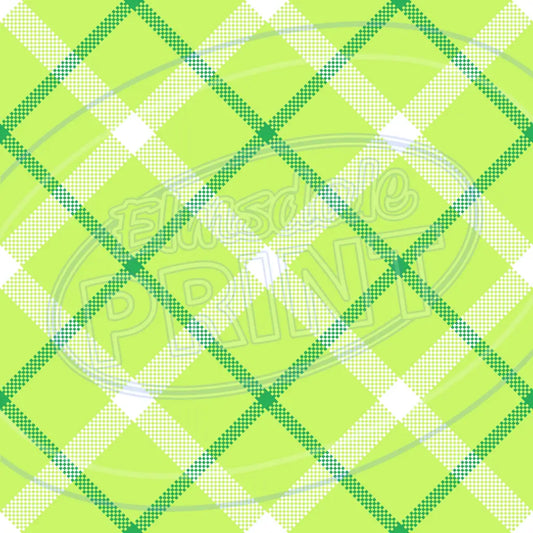 St. Pattys Plaid 007 Printed Pattern Vinyl