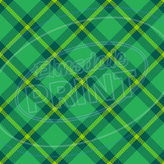 St. Pattys Plaid 013 Printed Pattern Vinyl