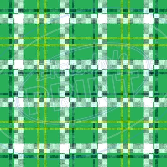 St. Pattys Plaid 015 Printed Pattern Vinyl