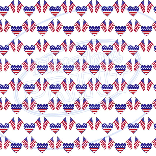 Stars & Stripes 009 Printed Pattern Vinyl
