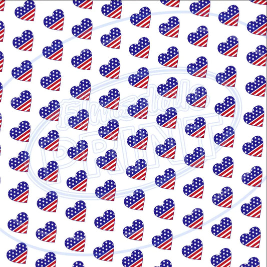 Stars & Stripes 014 Printed Pattern Vinyl
