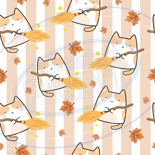 Summer Kit Cats 012 Printed Pattern Vinyl