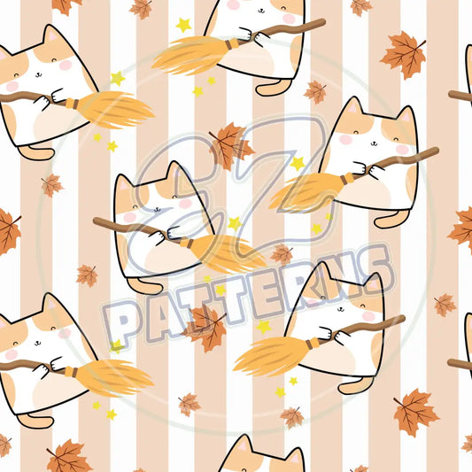 Summer Kit Cats 012 Printed Pattern Vinyl