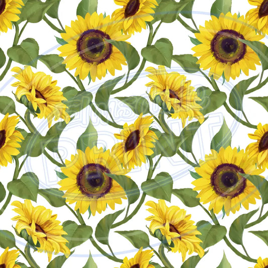 Sunny Sunflower 001 Printed Pattern Vinyl