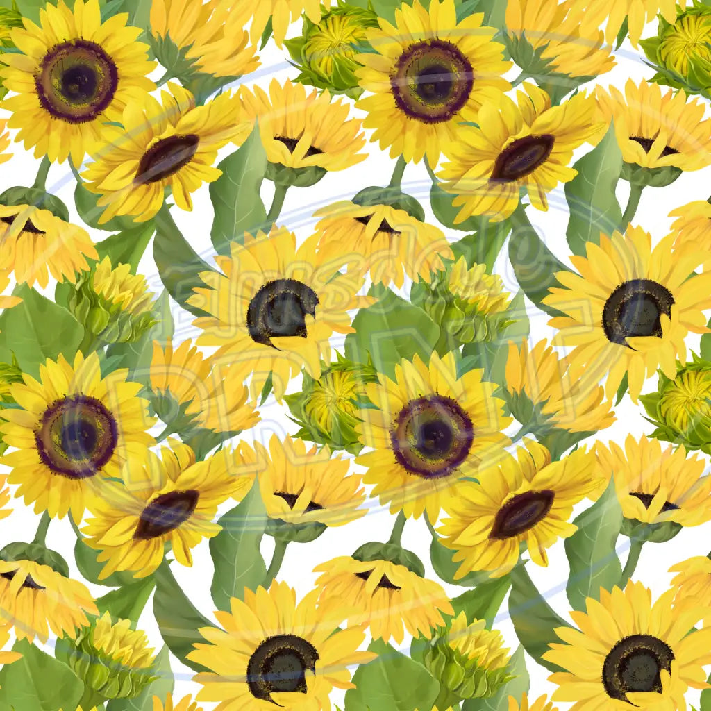 Sunny Sunflower 004 Printed Pattern Vinyl