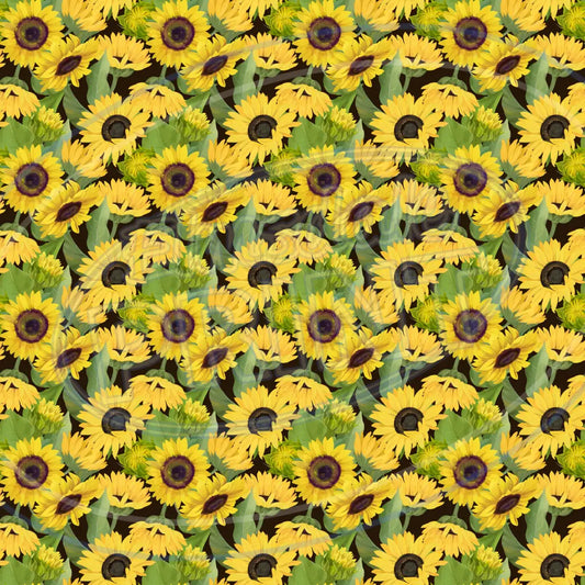 Sunny Sunflower 005 Printed Pattern Vinyl