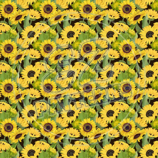 Sunny Sunflower 005 Printed Pattern Vinyl