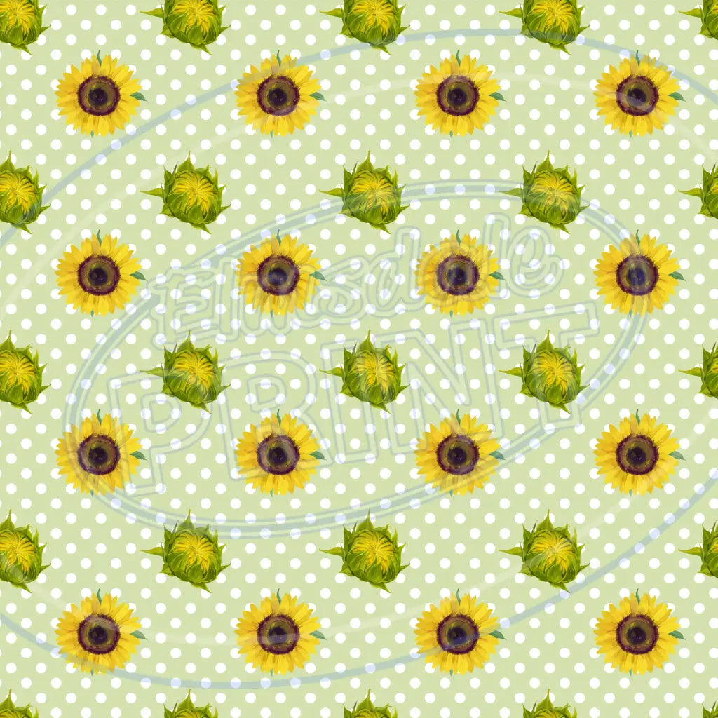 Sunny Sunflower 008 Printed Pattern Vinyl