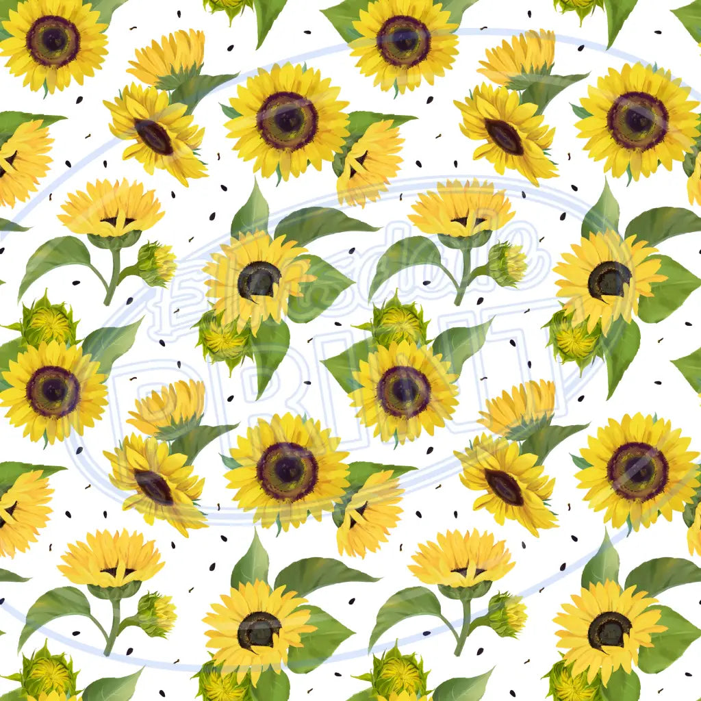 Sunny Sunflower 009 Printed Pattern Vinyl