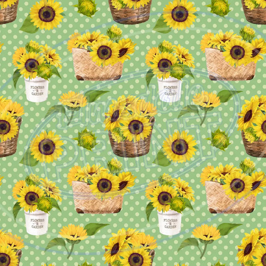 Sunny Sunflower 011 Printed Pattern Vinyl