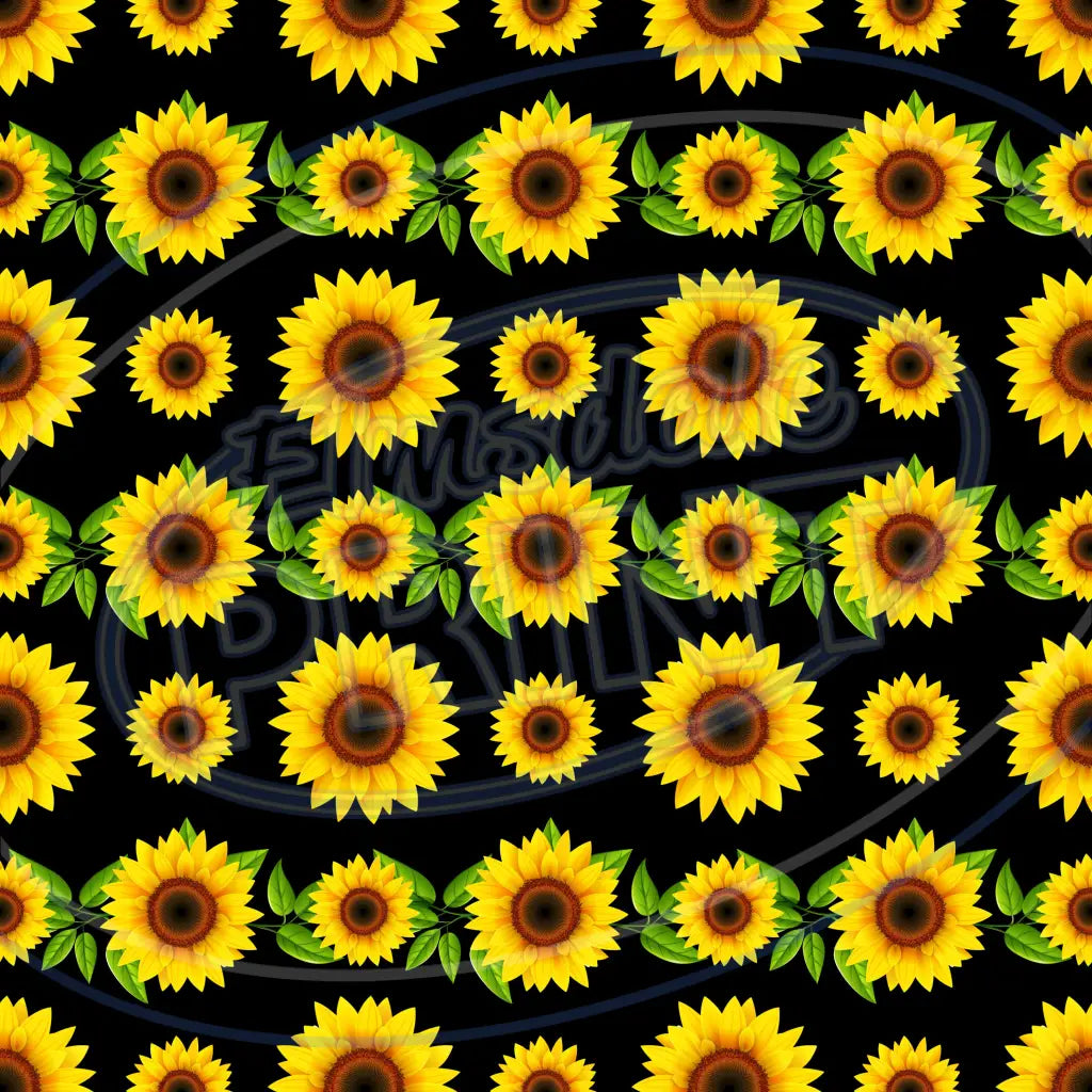 Sunny Sunflower 012 Printed Pattern Vinyl