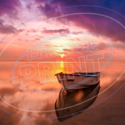 Sunset Sea 007 Printed Pattern Vinyl