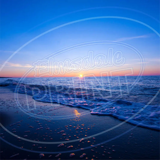 Sunset Sea 011 Printed Pattern Vinyl