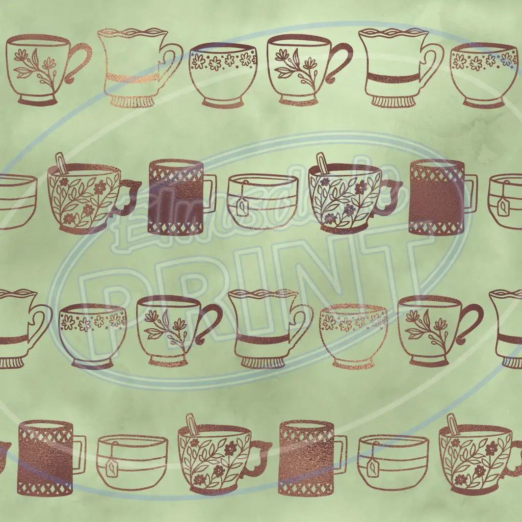 Tea Time 003 Printed Pattern Vinyl