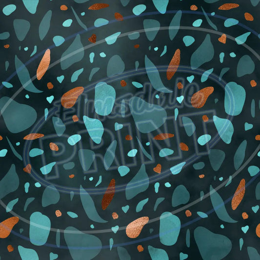Teal Copper 005 Printed Pattern Vinyl