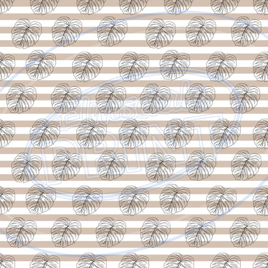 Terra Cotta Leaves 001 Printed Pattern Vinyl