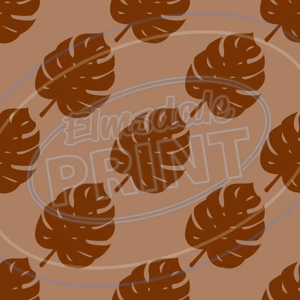 Terra Cotta Leaves 008 Printed Pattern Vinyl