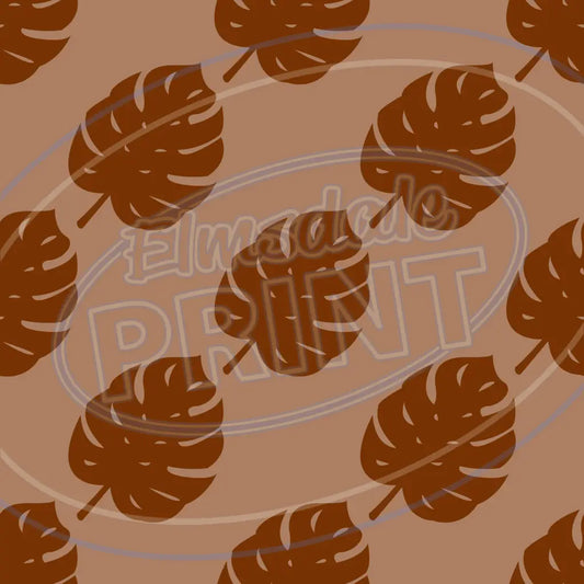 Terra Cotta Leaves 008 Printed Pattern Vinyl