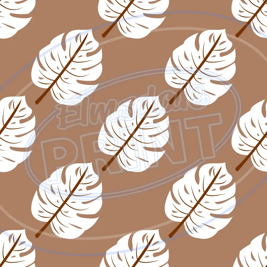 Terra Cotta Leaves 009 Printed Pattern Vinyl