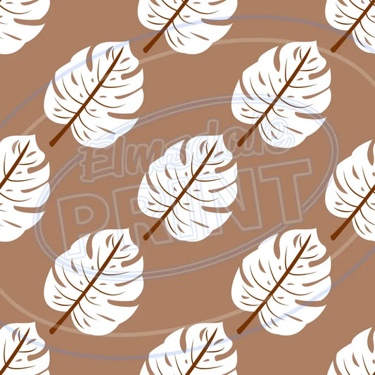 Terra Cotta Leaves 009 Printed Pattern Vinyl