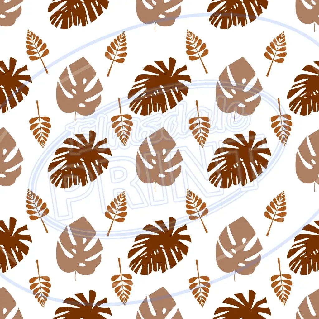 Terra Cotta Leaves 012 Printed Pattern Vinyl