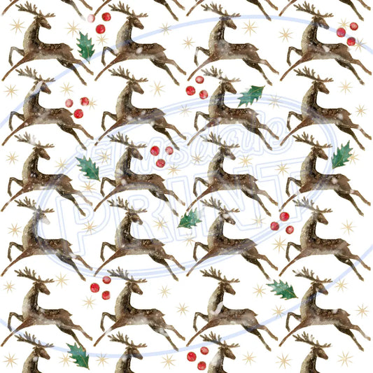 Traditional Christmas 001 Printed Pattern Vinyl
