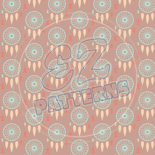 Tribal Blush 004 Printed Pattern Vinyl
