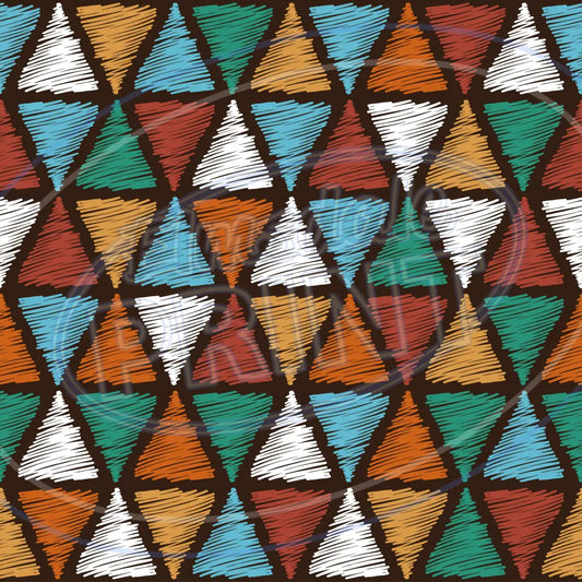 Tribal Threads 001 Printed Pattern Vinyl