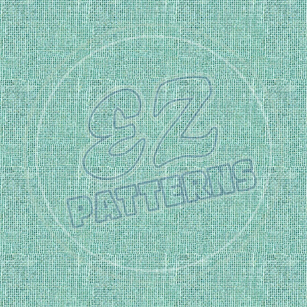 Turquoise Burlap 002 Printed Pattern Vinyl