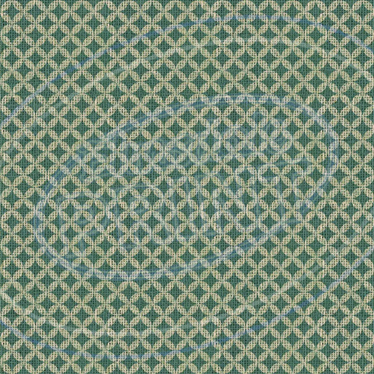 Turquoise Burlap 007 Printed Pattern Vinyl