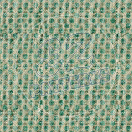 Turquoise Burlap 008 Printed Pattern Vinyl