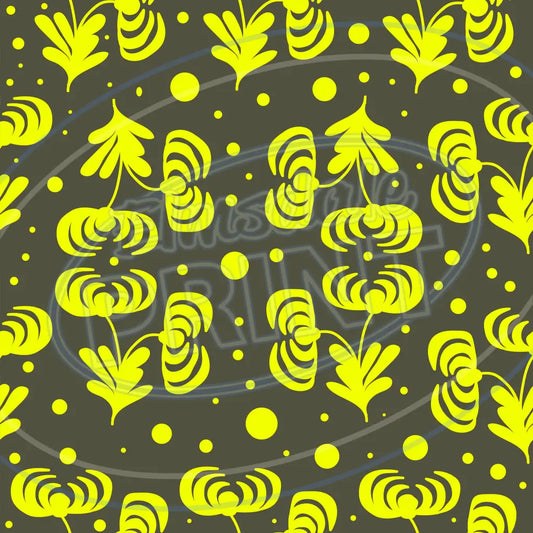 Vibrant Floral 006 Printed Pattern Vinyl