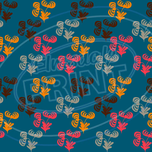 Vibrant Floral 009 Printed Pattern Vinyl