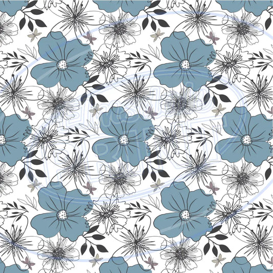 Vintage Bloom 003 Printed Pattern Vinyl