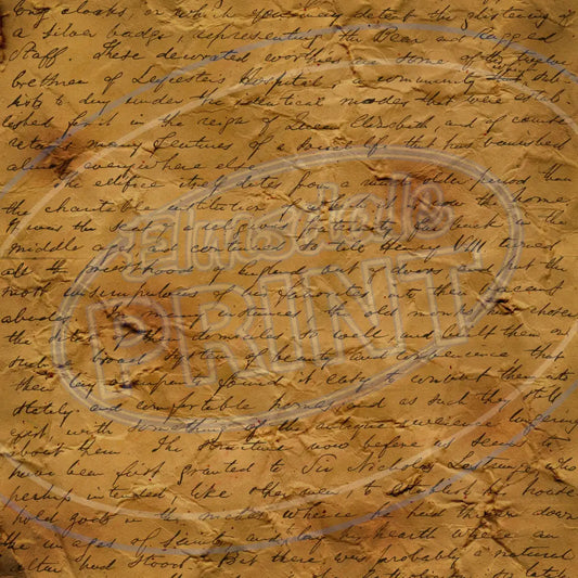 Vintage Handwriting 012 Printed Pattern Vinyl