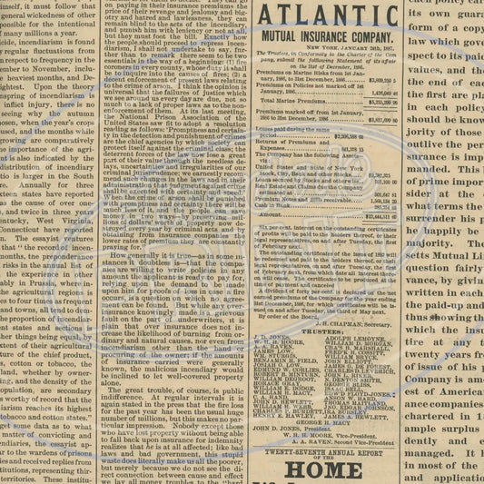 Vintage Newsprint 013 Printed Pattern Vinyl