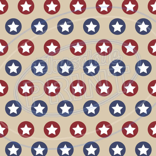Vintage Usa 007 Printed Pattern Vinyl