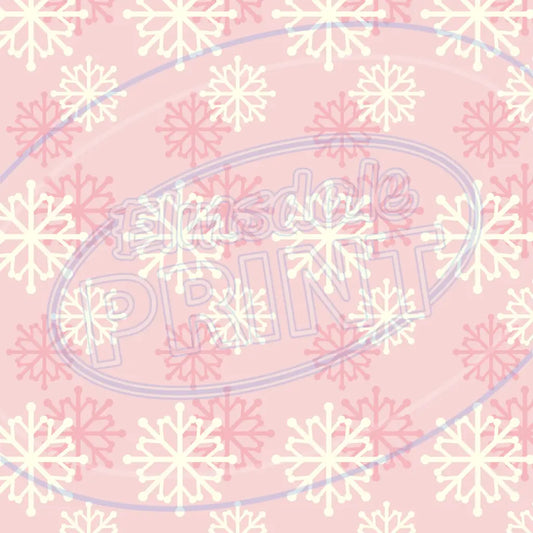 Warm Winter Pink 006 Printed Pattern Vinyl