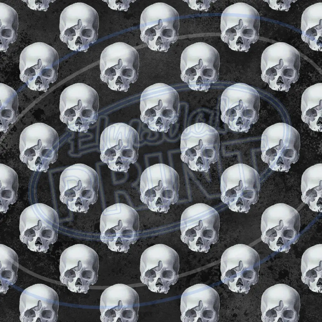 Wicked Skulls 003 Printed Pattern Vinyl